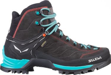 Salewa Mountain Trainer Mid Gore-Tex Women's Hiking Shoes Brown / Blue