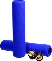 ESI Grips Coppia di silicone blu 30 millimetri'S RACER