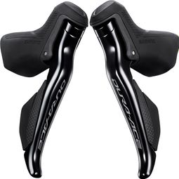 Paire de Commandes Shimano Dura-Ace Di2 ST-R9250 2x12v Noir