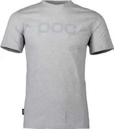 T-Shirt mit Poc-Logo Grau Melange