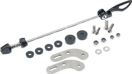 Tubus Rear Carrier Adapter Set For QR-Axle-Mounting (Large) for Dropout Without Eyelets
