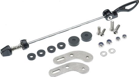 Kit d'Adaptateurs pour Porte-Bagages Arrière Tubus Adapter Set For QR-Axle-Mounting (Large) pour Cadres sans Œillets