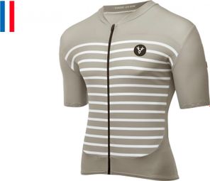 Maillot Manches Courtes LeBram Ventoux Gris Coupe Ajustée