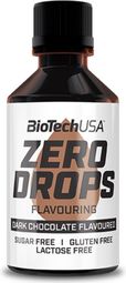 Zero Drops (50ml) - Biotech Usa - Chocolat Noir - Arômes Et édulcorants