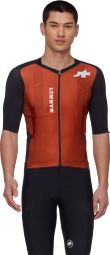 Assos x Mammut Tactica T5 fietsshirt met korte mouwen, oranje/zwart