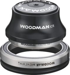 Juego de dirección WOODMAN AXIS AA - SICR Semi-Integrated Tapered 1''1/8 - 1.5'' XS SPG Black