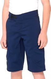 Shorts Kinder 100% Ridecamp Blau 22 US