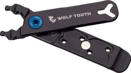 Wolf Tooth Pack Pinze - Pinze combinate Master Link Multi-Tool (4 funzioni) Nero Blu