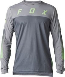Fox Defend Cekt Light Grey Long Sleeve Jersey