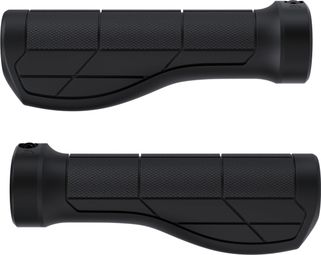 Ein Paar ergonomische MTB-Griffe „Trek Ergonomic Comp“ in Schwarz