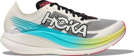 Hoka Rocket X 2 Laufschuhe Weiß/Multicolor Unisex