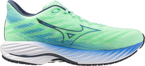 Mizuno Wave Rider 28 Running Shoes Green/Blue Men's