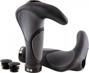 Ergonomische Griffe SB3 Horn Schwarz/Grau
