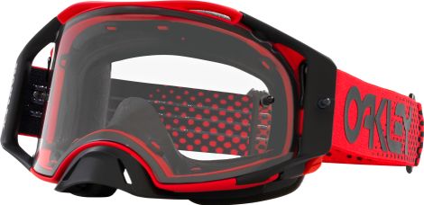 Masque Oakley Airbrake MX Moto Rouge / Clear / Ref: OO7046-E1