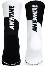 Pacific & Co Calcetines Anytime x Pitufollow Negro/Blanco