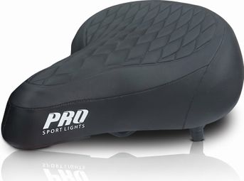 Selle de vélo Royal Cruiser - Noire - Rembourrage en mousse unisexe