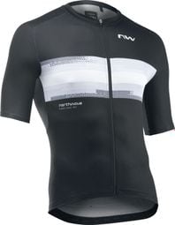 Heren Northwave Force Evo Jersey met korte mouwen Zwart/Wit