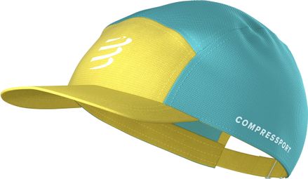 Compressport 5-Panel-Kappe Gelb/Blau