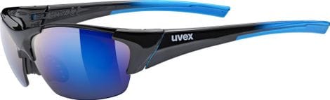 Lunettes UVEX Blaze III Noir / Bleu