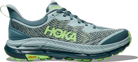 Blauw/Groen Hoka Mafate Speed 4 Trailschoenen voor Heren