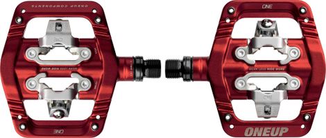 OneUp Clip Pedals Red