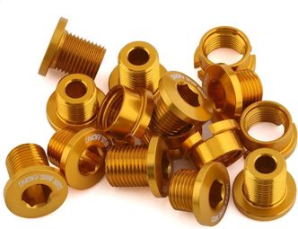 Cook Bros Racing Aluminium Chainring Bolts Gold (x15)