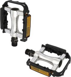 PEDALE VTT DESCENTE - BMX SWITCH GAP ROUGE ALU FILETAGE 9-16 AVEC