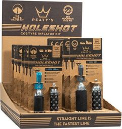 Peaty's Holeshot CO2 Tyre Inflators Presentation Pack 6x16g // 6x25g