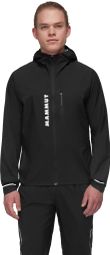 Chaqueta impermeable Mammut Aenergy TR HS con capucha, negra, para hombre