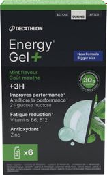 Gels énergétiques Decathlon Nutrition Gel+ Menthe x6