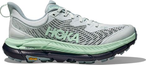 Hoka Mafate Speed 4 Trailrunning-Schuhe Blau/Grün Damen