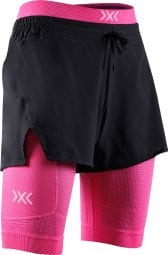 X-Bionic Effektor 2-in-1 Shorts Schwarz/Neonpink Women