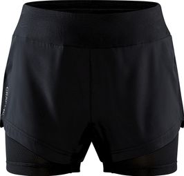 Craft ADV Essence Women's 2-in-1 Short Zwart