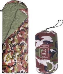 73 x 210 cm Sac de couchage avec sac de rangement Momie Outdoor Randonnée Pique-nique Camping Couverture avec capuche