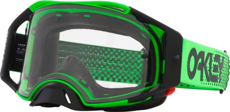 Masque Oakley Airbrake MX Moto Green / Clear / Ref: OO7046-D9