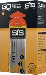 SIS GO Isotonic Energy Gels (6er Pack) Orange 60ml