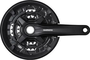 Pédalier Shimano Altus MT210 3x9v 175mm - 44-32-22 Dents Noir