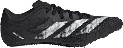 Unisex adidas Performance Sprintstar Leichtathletikschuh Schwarz Weiß