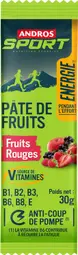 Pâte de fruit Energie ANDROS SPORT Fruits Rouges 30g