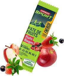 Pâte de fruit Energie ANDROS SPORT Fruits Rouges 30g