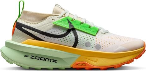 Nike Zegama Trail 2 White Orange Green Women's Shoes - Refurbished Product