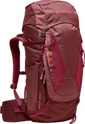 Women's Vaude Asymmetric 38+8 Hiking Bag Red Woman