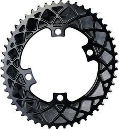 AbsoluteBlack Premium Oval Chainring 110/4 BCD for Shimano 11 S Black