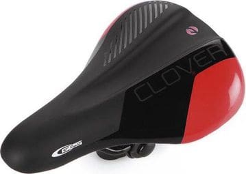 SELLE ENFANT TREFLE Noir / Rouge 212mm / 144mm.