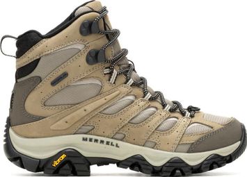 Dames wandelschoenen Merrell Moab 3 Apex Mid Waterdicht Beige