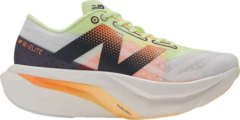 Chaussures de Running New Balance FuelCell Supercomp Elite v4 Blanc Orange Homme