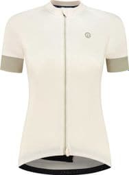 Maillot Manches Courtes Rogelli Modesta Beige Femme