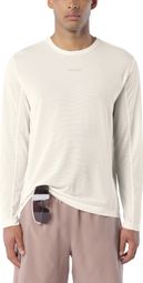 Salomon SHKout Core Graphic Lauf-T-Shirt für Herren, Weiß/Rosa