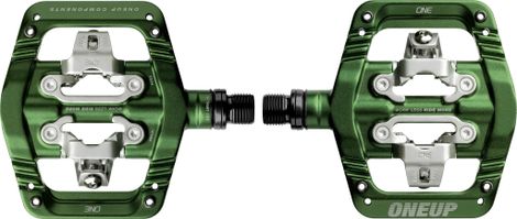 OneUp Clip Pedals Green
