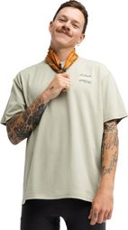 T-shirt ample manches courtes cyclotourisme homme Cyclisme Herb Green Vert